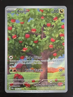 Applin 185/167 - Twilight Masquerade - Illustration Rare - Pokemon - Image 1