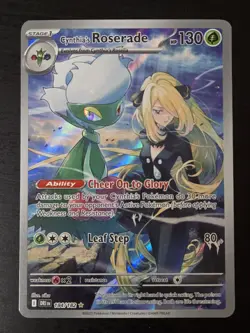 Cynthia's Roserade 184/182 - Destined Rivals - Illustration Rare - Pokemon - Image 1