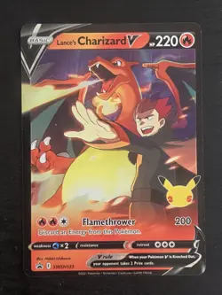 Lance's Charizard V SWSH133 - Celebrations - Promo Regular Size - Pokemon - Image 1