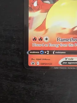 Lance's Charizard V SWSH133 - Celebrations - Promo Regular Size - Pokemon - Image 4