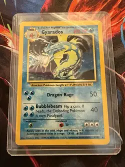 Pokemon Gyarados Holo Base Set 6/102 - Image 1