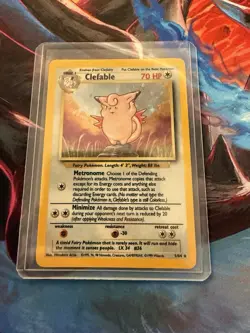 Pokemon Clefable Holo Base Set Unlimited #1/64 Vintage - Image 1