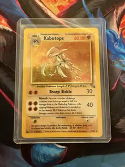 Kabutops Holo Pokemon Base Set Fossil 9/62 - Image 1