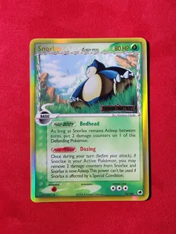 Pokemon - Snorlax 10/101 Delta Species - Dragon Frontiers Reverse Holo Stamped - Image 1