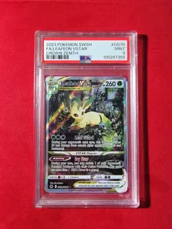 Pokemon - Sword & Shield: Crown Zenith Leafeon VSTAR - PSA 9 - #GG35/GG70 - Image 1