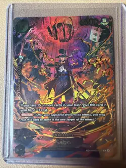 Bandai Sabo SP Special Foil PRB02-014 One Piece CCG 6000 Power - Image 2