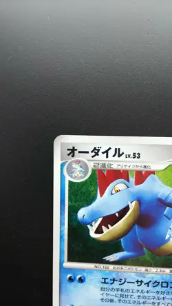 Pokemon Japanese Card Holo Rare Feraligatr Lv.53 Nintendo DPBP#191 - Image 2