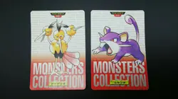【2set】Pokemon Card Non-Holo Dodrio NO.085&Rattata NO.019 Carddass BANDAI - Image 2