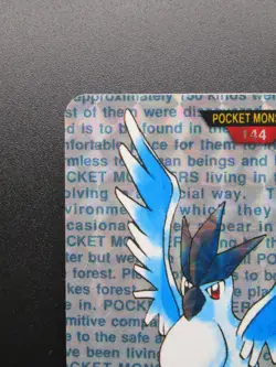 Articuno 144 Red HOLO Pokemon Bandai Carddass Pokemon Card Vintage 1996 - Image 2