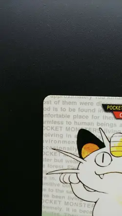 Pokemon Japanese Card Non-Holo Meowth NO.052 Nintendo Carddass BANDAI - Image 2