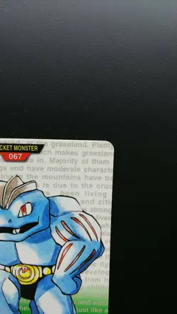 Pokemon Japanese Card Non-Holo Machoke NO.067 Nintendo Carddass BANDAI - Image 3