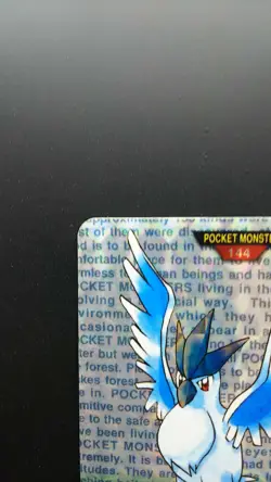 Pokemon Japanese Card Holo Rare Articuno NO.144 Nintendo Carddass BANDAI - Image 2