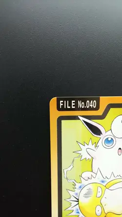 Pokemon Japanese Card Non-Holo Wigglytuff NO.040 Nintendo Carddass BANDAI - Image 2