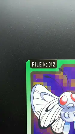 Pokemon Japanese Card Non-Holo Butterfree NO.012 Nintendo Carddass BANDAI - Image 2