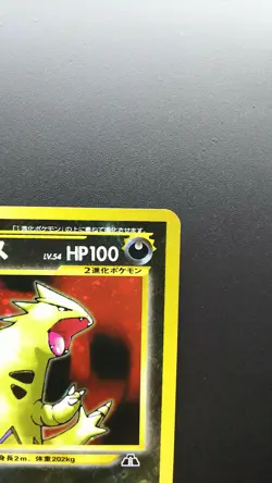 Pokemon Japanese Card Holo Rare Tyranitar NO.248 Nintendo 1st Edition - Image 3