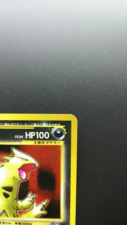 Pokemon Japanese Card Holo Rare Tyranitar NO.248 Nintendo 1st Edition - Image 3