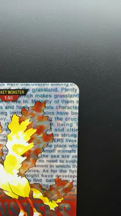 Pokemon Japanese Card Holo Rare Moltres NO.146 Nintendo Carddass BANDAI - Image 3