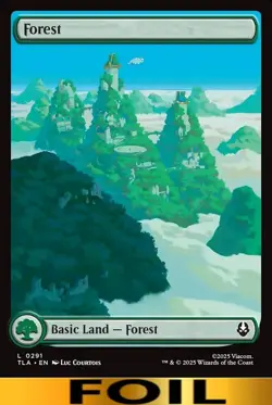FOREST ** FOIL FULL ART ** #291 - Avatar: The Last Airbender - NM MTG - Image 1