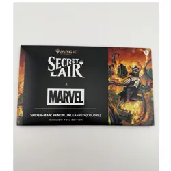 MTG Secret Lair x Marvel Spider-Man Venom Unleashed Rainbow Foil Edition - Image 1