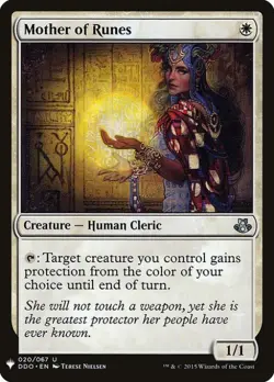 MTG English Mother of Runes NM Normal Mystery Booster - Image 1