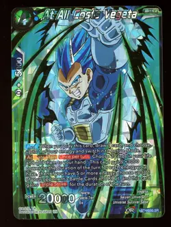 At All Costs Vegeta BT4-030 Shatterfoil Draft Box 04 Dragon Ball Super Card NM - Image 3