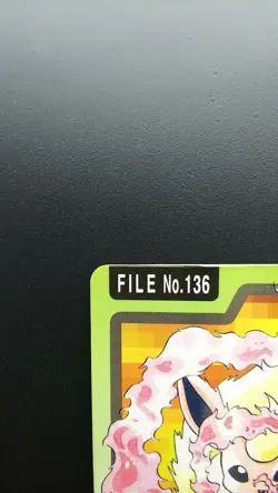 Pokemon Japanese Card Non-Holo Flareon No.136 Nintendo Carddass BANDAI - Image 2