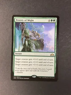 Bounty of Might - Guilds of Ravnica - Magic the Gathering - MTG - Image 1