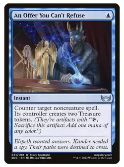 NM An Offer You Can't Refuse, MTG, Streets of New Capenna, Magic the Gathering - Image 1