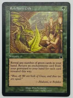 MTG Rofellos's Gift Urza's Destiny Regular - Image 1