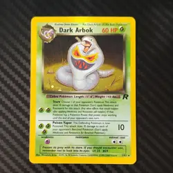 Pokemon TCG Dark Arbok Team Rocket Holo Rare Unlimited English 60 HP 2/82 - Image 1