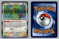 Ditto #132/165 Holo 151 Pokemon Card - NM - Image 1