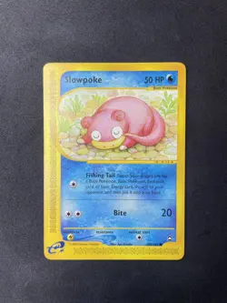 2002 Pokemon Aquapolis Slowpoke 108/147 Near Mint Non-Holo WOTC - Image 1