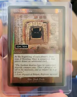 MTG Howling Mine Serialized 224/500 Schematic Foil The Brothers War Retro Frame - Image 2