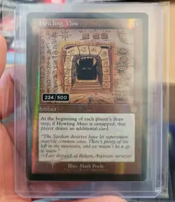 MTG Howling Mine Serialized 224/500 Schematic Foil The Brothers War Retro Frame - Image 3