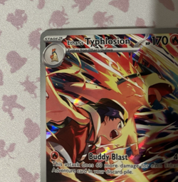 Pokemon TCG Ethan's Typhlosion 190/182 SV10 Destined Rivals IR Full Art Holo - Image 2