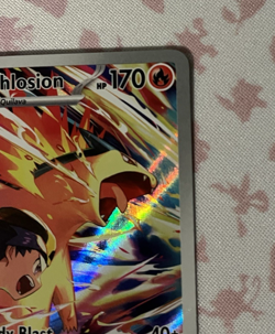 Pokemon TCG Ethan's Typhlosion 190/182 SV10 Destined Rivals IR Full Art Holo - Image 3