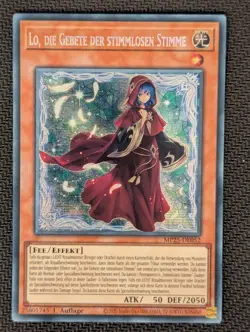 Lo, die Gebete der stimmlosen Stimme MP25-DE052 Secret Rare DE NM YUGIOH - Image 1