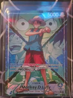 One Piece OP16-022 Monkey D Luffy Alt Art Leader OP16 - Image 1