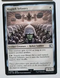 MTG - Final Fantasy: Magitek Imfantry (0025) - Common - Near Mint - Image 1