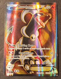 Houndoom EX 153/162 Full Art Ultra Rare MP Card 2015 Pokemon XY Breakthrough Ryo - Image 1