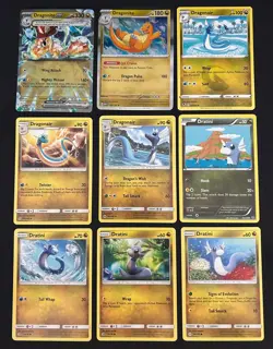 Pokemon TCG Dragonite Evolution Line Lot: 9 Card Collection Set - Image 1