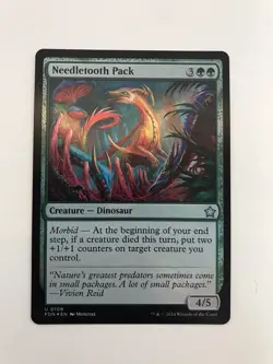 Needletooth Pack Foil MTG Magic the Gathering Card NM Near Mint FDN - Image 1