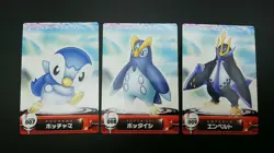 【3set】Piplup & Prinplup & Empoleon Pokemon Card Diamond and Pearl Japanese - Image 2
