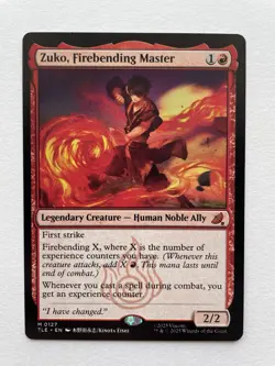 MTG Zuko, Firebending Master 0127 TLE - Image 1