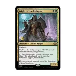 WOTC MtG Prerelease Promos Wight of the Reliquary (R) (Foil) NM - Image 1