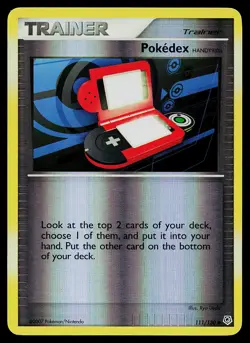 Pokemon Card - Pokedex HANDY910is Platinum 114/127 Reverse Holo Uncommon - Image 1