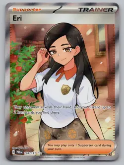 Eri 136/131 Holo Ultra Rare Prismatic Evolutions Pokemon NM/M - Image 1