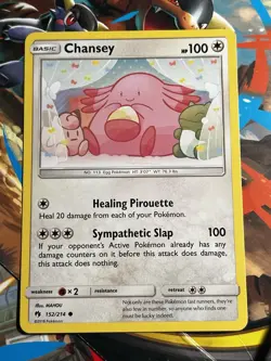 Chansey 152/214 Common Lost Thunder Pokemon Near Mint NM - Image 1