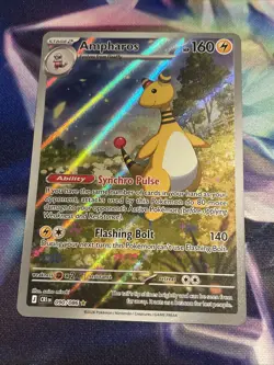Pokemon TCG Ampharos 090/086 Illustration Rare Chaos Rising NM/M - Image 1
