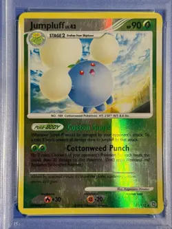 2007 Pokemon Secret Wonders Jumpluff 11/132 Reverse Holo - Holo Rare - PSA 5 EX - Image 3